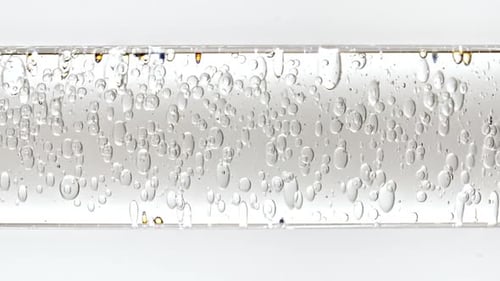 Bubbles rising in a rectangular container