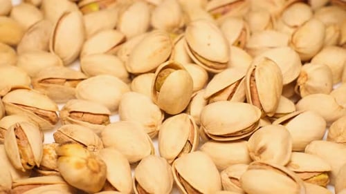 Pistachios Nuts Closeup Pistachios Background Bunch of Pistachios Close Up Pistachio macroRotating