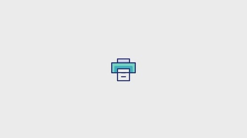 Printer Animated Icon
