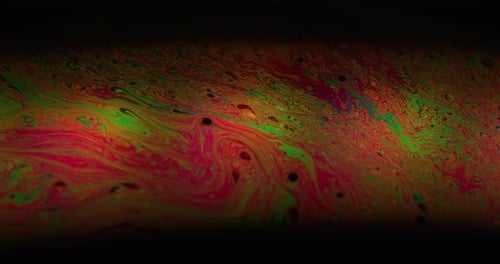 Holographic Swirl Gasoline Paint Color Soap Stream