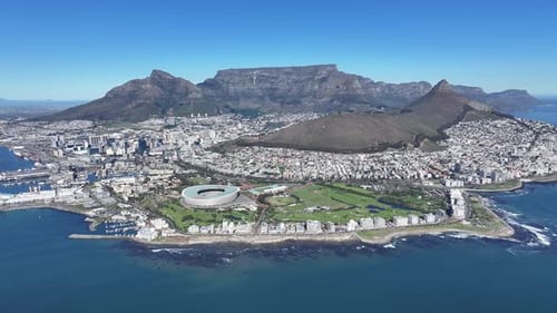 Green Point At Cape Town In Western Cape South Africa.