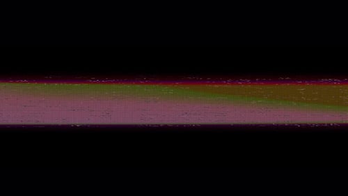 Corruption Collection: Bad TV overlay of colorful noise pattern on the screen of an analog TV with a