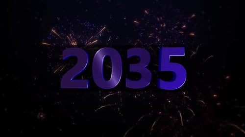 New Year Blue 2035
