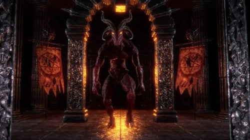 Goat Demon Baphomet VJ Loop