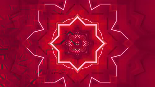 Digital Endless Abstract Tunnel