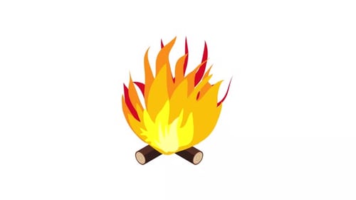 Camping-Lagerfeuersymbol