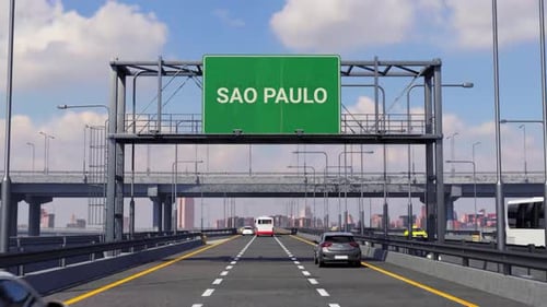 Sinal de trânsito de SÃO PAULO