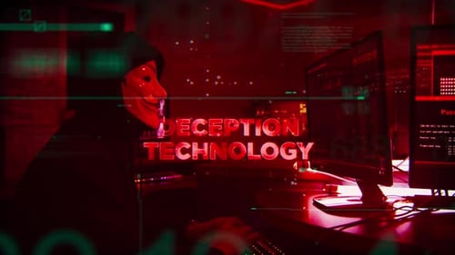 Deception Technology Digital Glitch Title Reveal