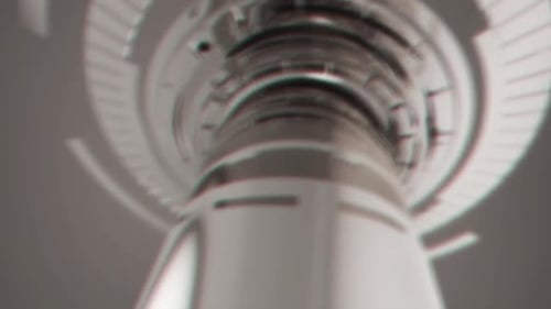 Futuristic Unveil Grauer Hintergrund
