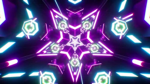 VJ Loop in Sternform