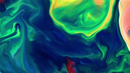 Abstract Colors Flowing and Swirling