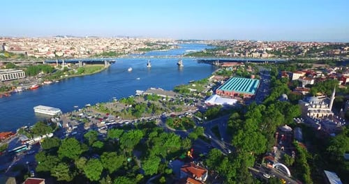 Flugaufnahme von Istanbul