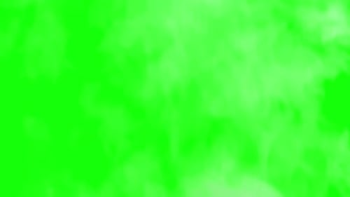 Vapor or Smoke Explosion on Green Screen