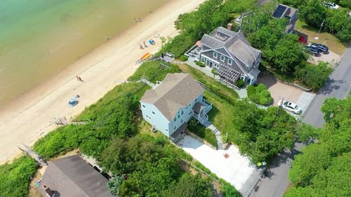 Cape Cod Beach House Overlooking Sandy Shore
