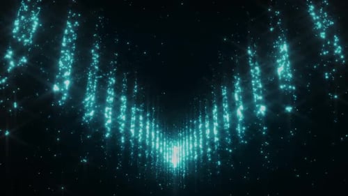 Shiny Green Lights Glow Animation