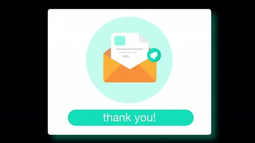 Notification de messages électroniques professionnels Alpha Channel 4K