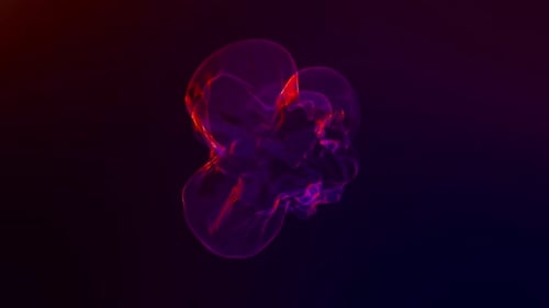 Abstract Fluid Morphing Shape Animation