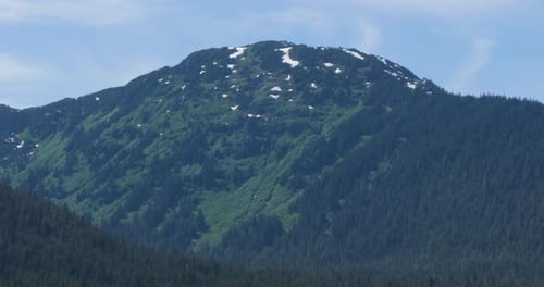 Paysage en été autour de Juneau, en Alaska.