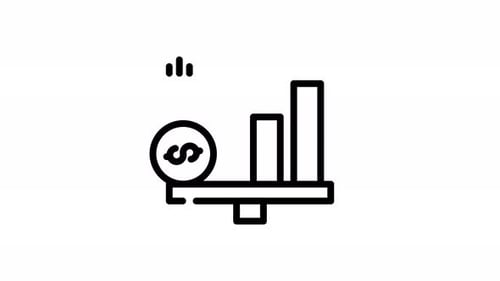 Animation Profit Money Icon