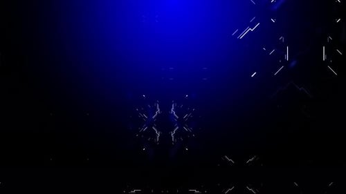 Technology Blue Background Loop