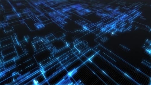 Sci Fi Motion Lines 4k