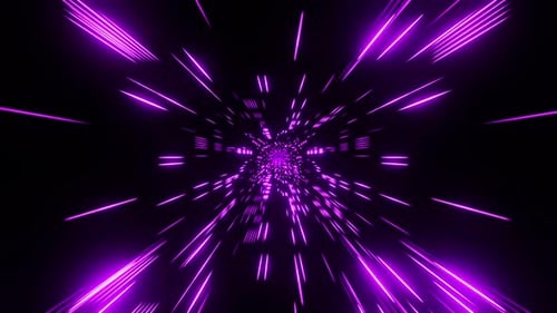 Bright Purple Tunnel