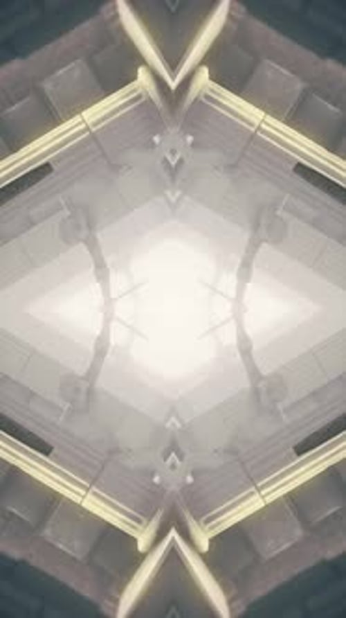 Surrealer Statuenflur aus weißem Stein