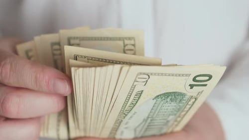Counting a Stack of Ten Dollar Bills