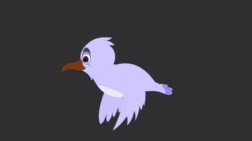 Parrot Flyig Animation