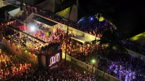 Carnival Ride At Porto Seguro In Bahia Brazil.