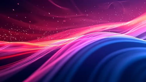Abstract flowing vibrant lines (1)