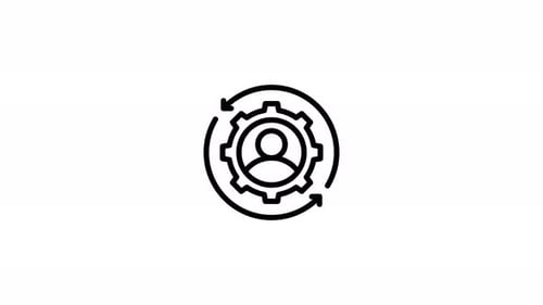 Animation des Benutzerzeile-Symbols