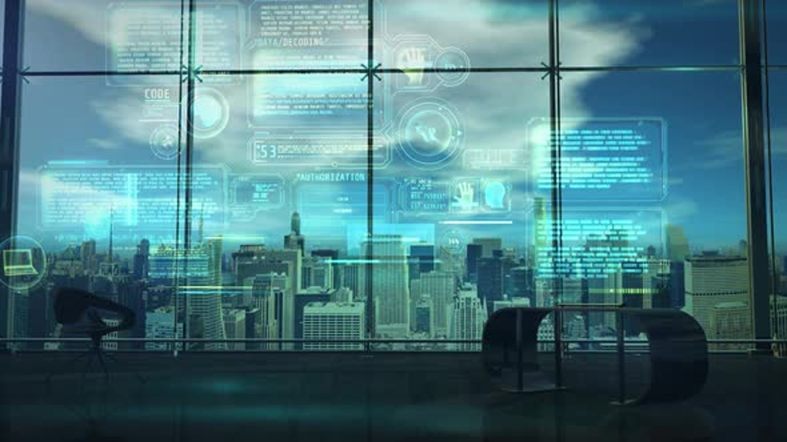 Decoding infographics on office background HD, Backgrounds Motion ...