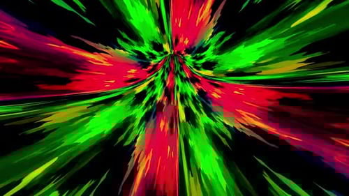 Glowing Light Stream Animation