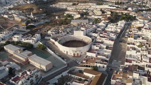 Plaza de toros Plaza de Toros de Ayamonte, Huelva, España. Arquitectura de estilo morisco