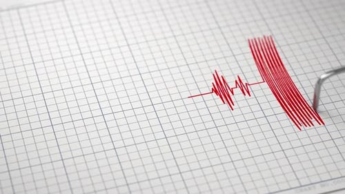 Polygraph Lie Detector is Drawing Lies on Diagram