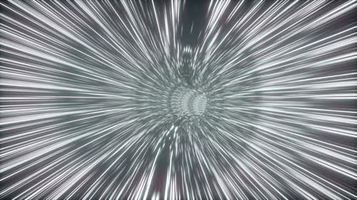 Futuristic Light Speed Hyperspace Tunnel Animation