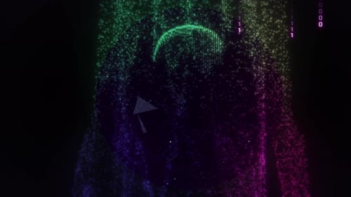 AI Neural Plexus Technology Background Loop 4K