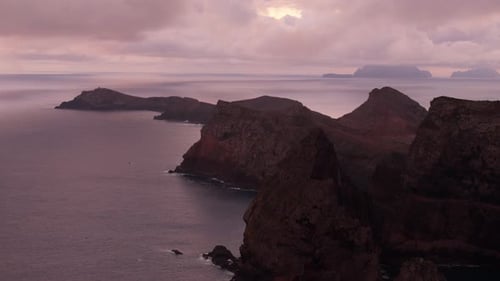 Aerial View Of Ponta De Sao Lourenco In Madeira Island