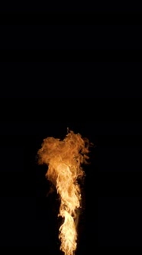Looping Fire Element Vertical Video.