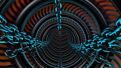 3D-Horrortunnelanimation