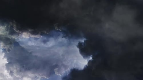 Dark Clouds to Lightning Strikes, in the sky