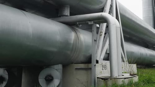 Network of Gas Pipelines Ensuring Warmth Throughout Europe