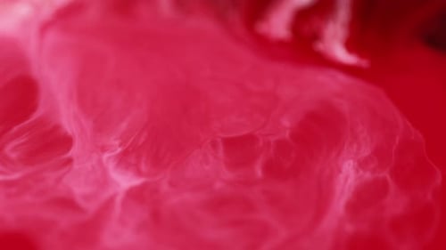 Abstract Water Marble Texture Dark Red White Color