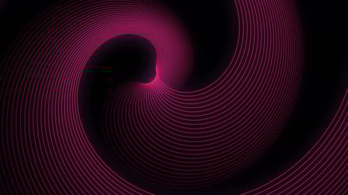 Abstract Spiral Neon Lines Loop Background