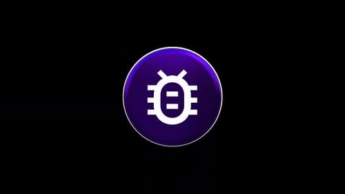 3D Rotating Bug Icon for Technology and Software