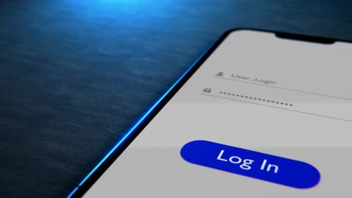 Entering password. Many digit parole.