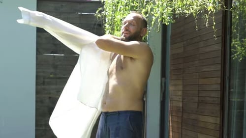 Sunny Day Garden Stroll and Relaxation