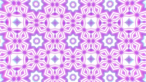 Pulsing Neon Kaleidoscope Vj Loop
