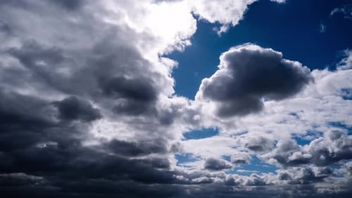 Dramatic Cloudscape on a Sunny Day